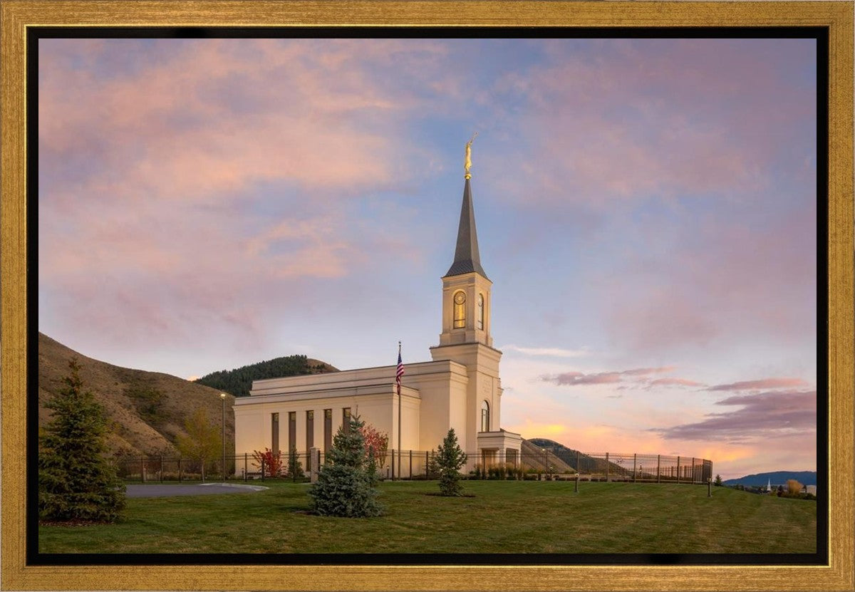 Star Valley Temple Peaceful Day Gallery Wrap