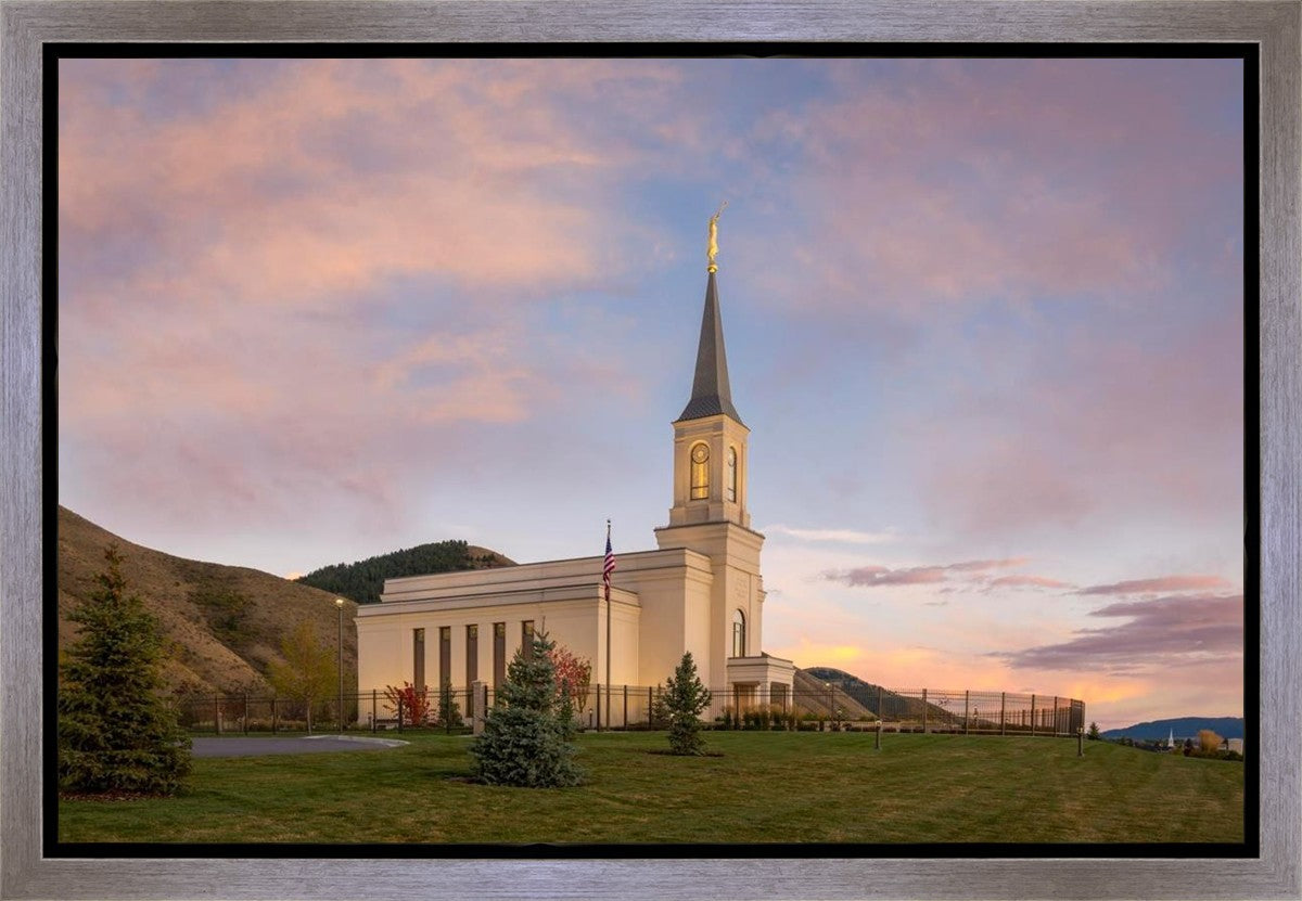 Star Valley Temple Peaceful Day Gallery Wrap
