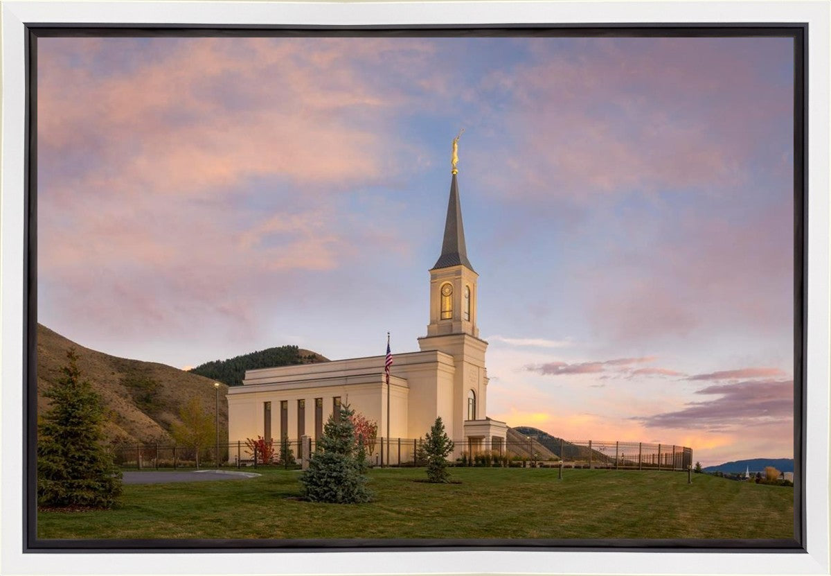 Star Valley Temple Peaceful Day Gallery Wrap