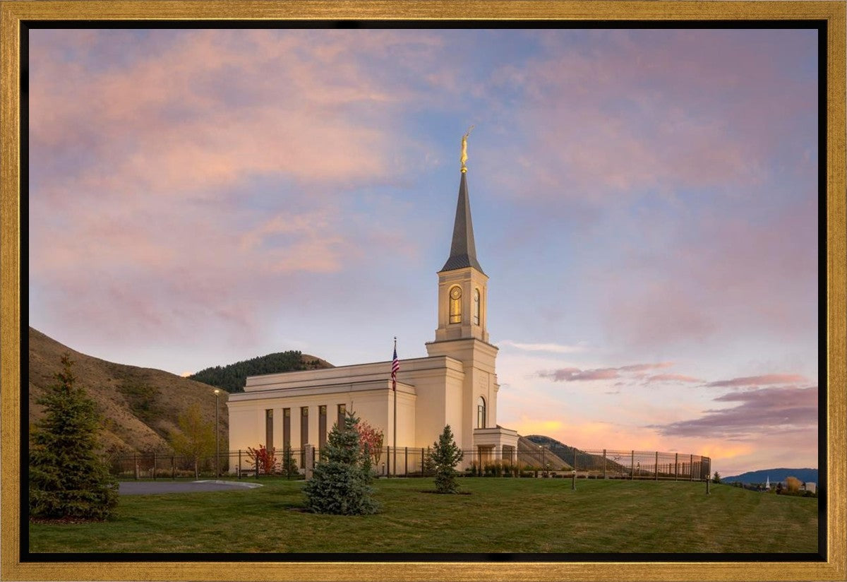 Star Valley Temple Peaceful Day Gallery Wrap