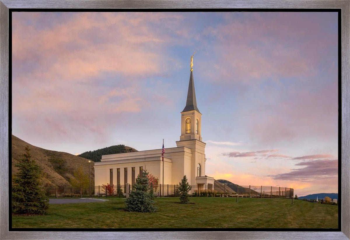 Star Valley Temple Peaceful Day Gallery Wrap