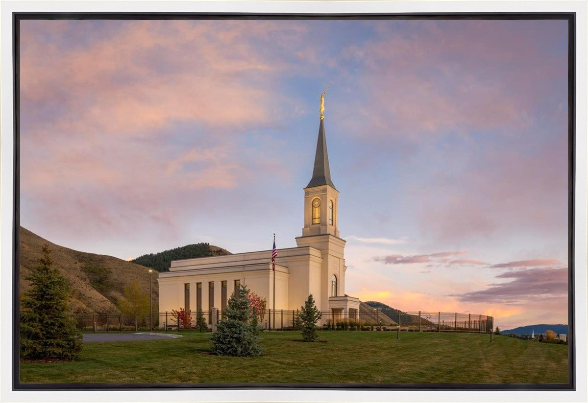 Star Valley Temple Peaceful Day Gallery Wrap