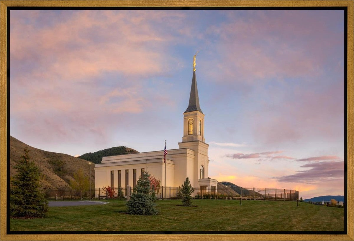 Star Valley Temple Peaceful Day Gallery Wrap