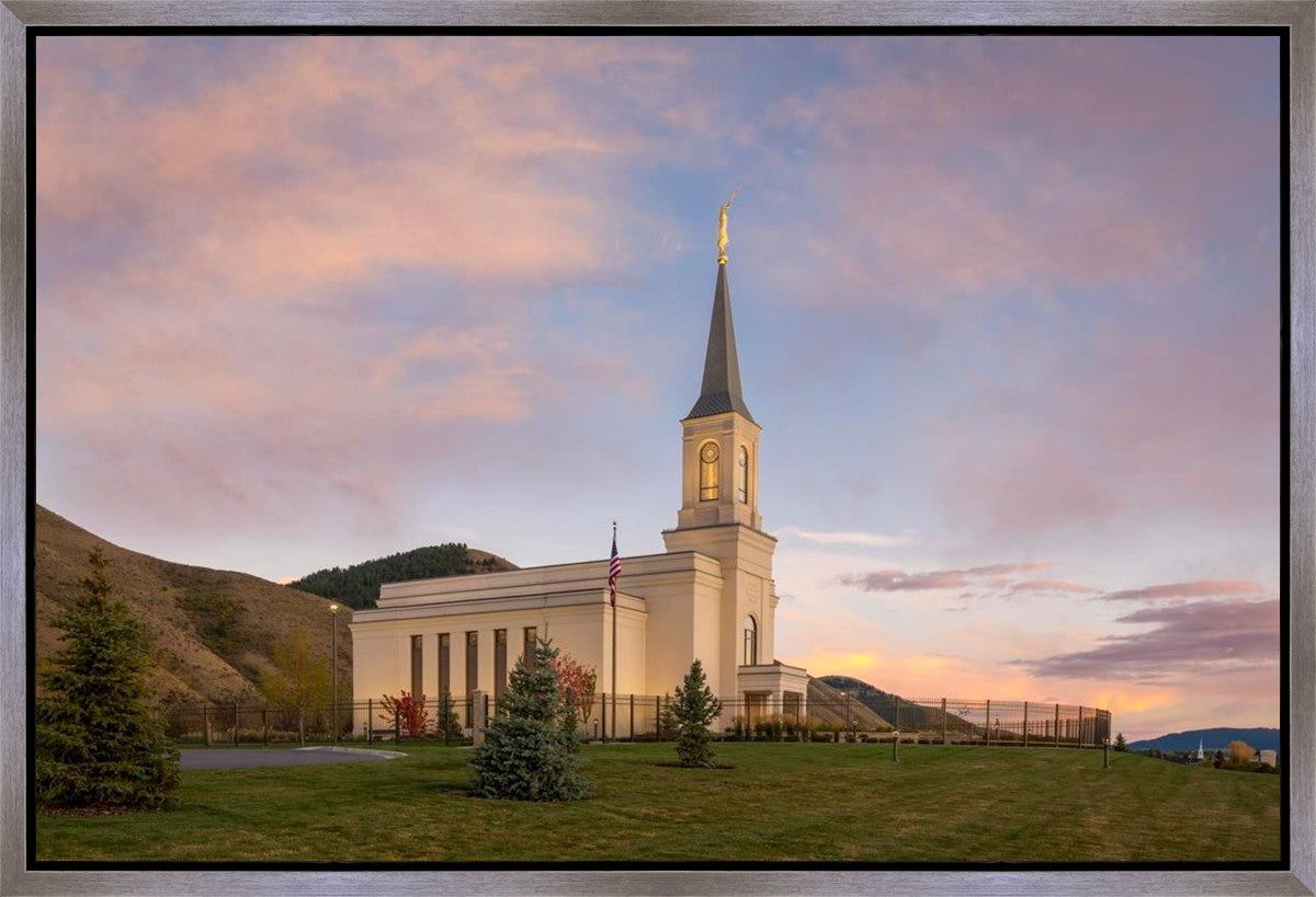 Star Valley Temple Peaceful Day Gallery Wrap