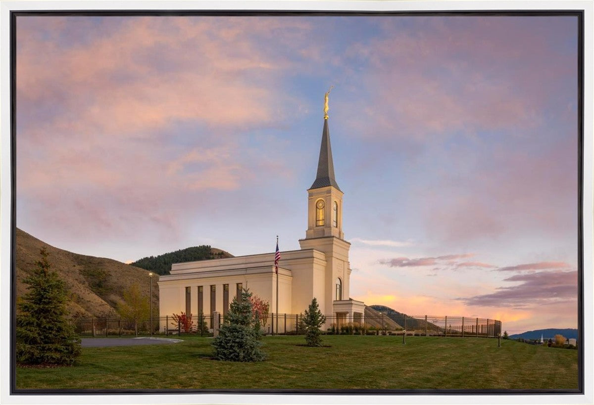 Star Valley Temple Peaceful Day Gallery Wrap