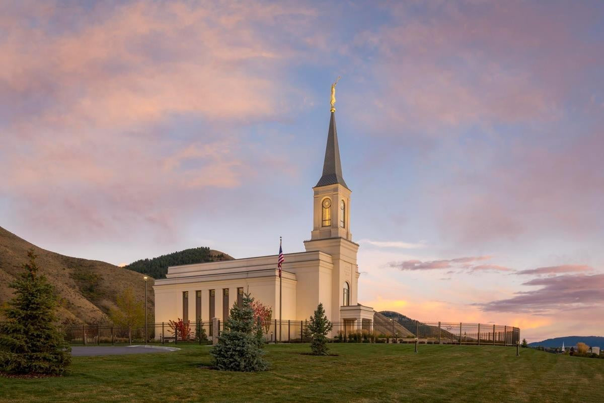 Star Valley Temple Peaceful Day Gallery Wrap