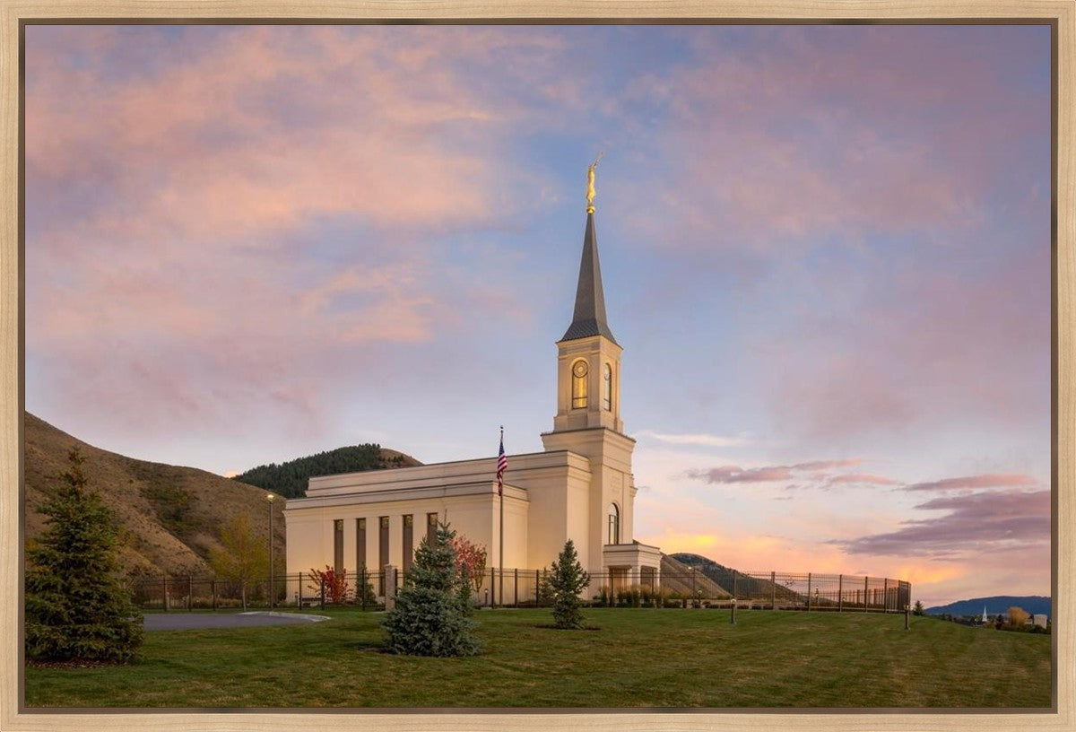 Star Valley Temple Peaceful Day Gallery Wrap