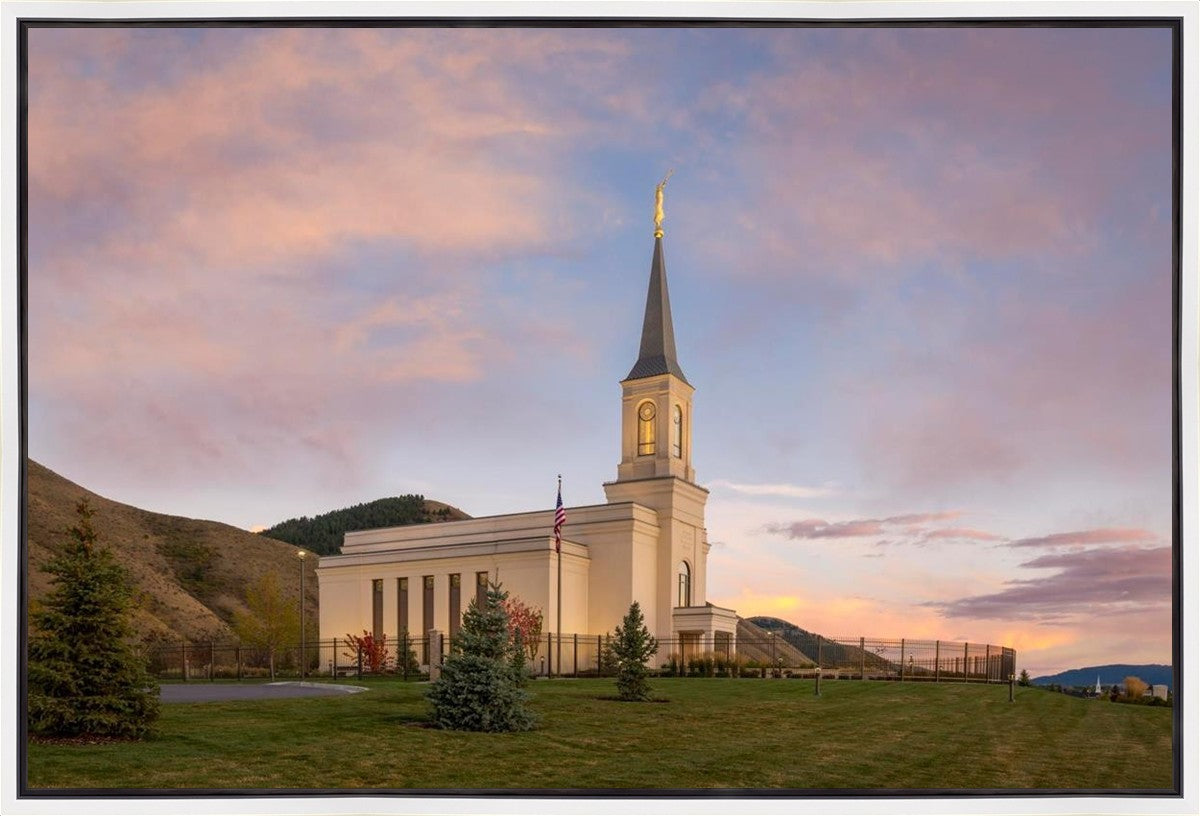 Star Valley Temple Peaceful Day Gallery Wrap