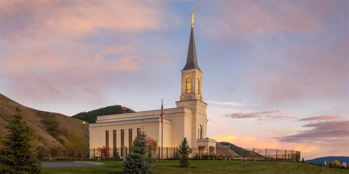 Star Valley Temple Peaceful Day Gallery Wrap