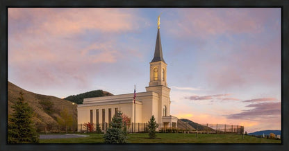 Star Valley Temple Peaceful Day Gallery Wrap
