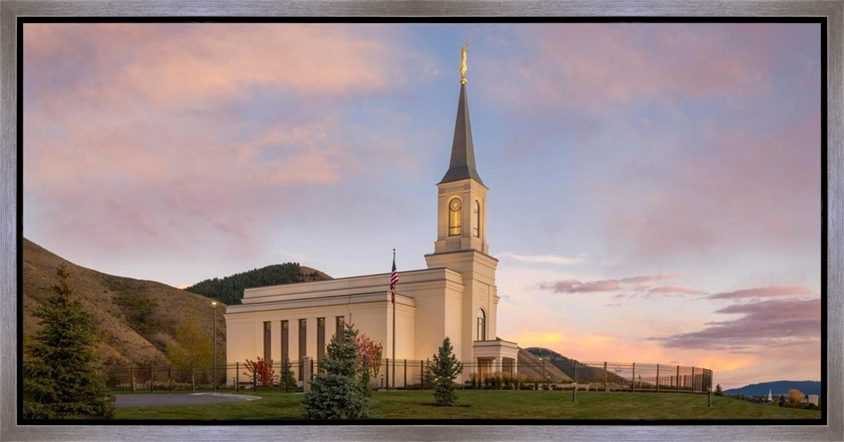 Star Valley Temple Peaceful Day Gallery Wrap