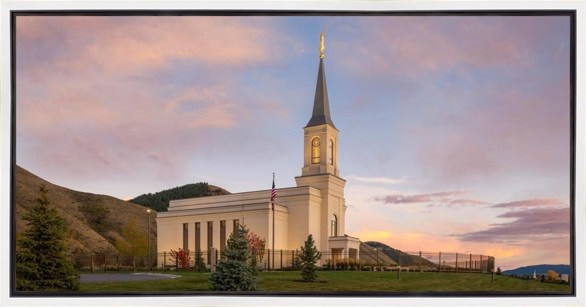 Star Valley Temple Peaceful Day Gallery Wrap