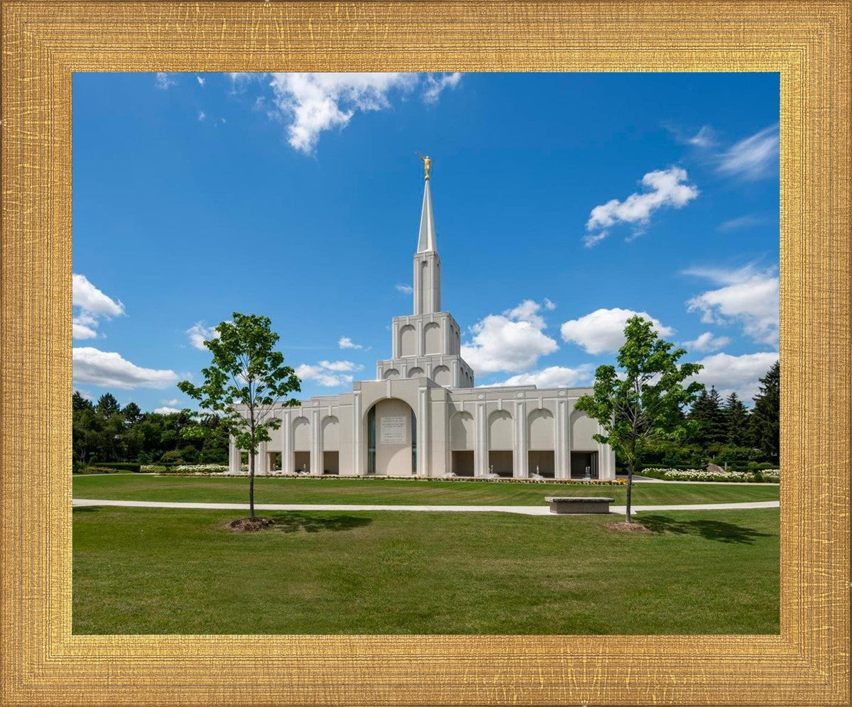 Toronto Ontario Temple Daytime Skies