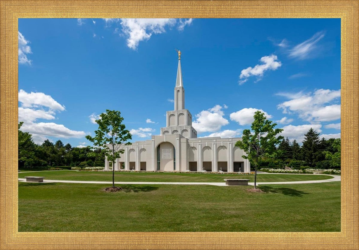 Toronto Ontario Temple Daytime Skies