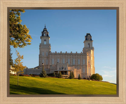 Manti Temple Golden Foundations Gallery Wrap