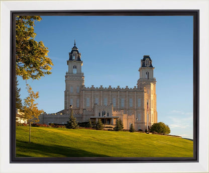 Manti Temple Golden Foundations Gallery Wrap