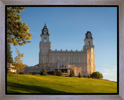 Manti Temple Golden Foundations Gallery Wrap