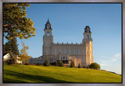 Manti Temple Golden Foundations Gallery Wrap