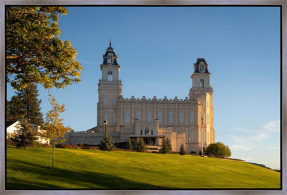 Manti Temple Golden Foundations Gallery Wrap