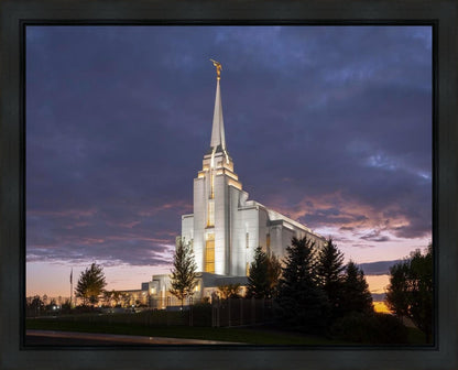 Rexburg Temple Majestic Gallery Wrap