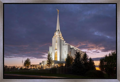 Rexburg Temple Majestic Gallery Wrap