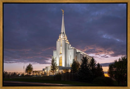Rexburg Temple Majestic Gallery Wrap