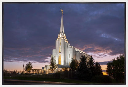 Rexburg Temple Majestic Gallery Wrap