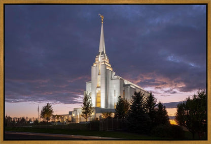 Rexburg Temple Majestic Gallery Wrap