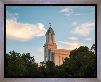 Cedar City Temple Juniper Gallery Wrap