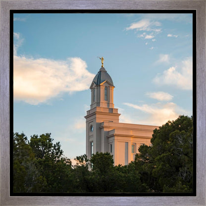 Cedar City Temple Juniper Gallery Wrap