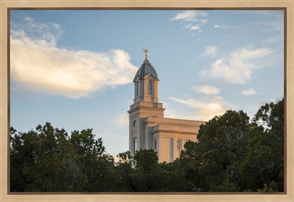 Cedar City Temple Juniper Gallery Wrap