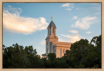 Cedar City Temple Juniper Gallery Wrap
