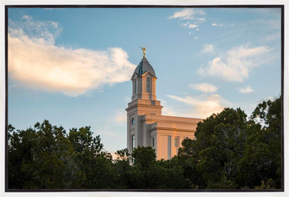 Cedar City Temple Juniper Gallery Wrap