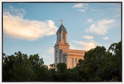 Cedar City Temple Juniper Gallery Wrap