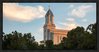 Cedar City Temple Juniper Gallery Wrap