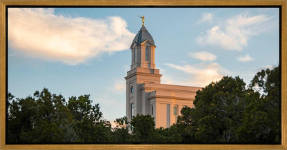 Cedar City Temple Juniper Gallery Wrap