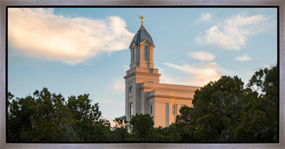 Cedar City Temple Juniper Gallery Wrap