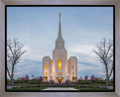 Brigham City Temple Early Spring Gallery Wrap