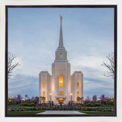 Brigham City Temple Early Spring Gallery Wrap