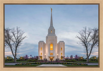 Brigham City Temple Early Spring Gallery Wrap
