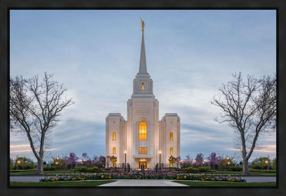 Brigham City Temple Early Spring Gallery Wrap