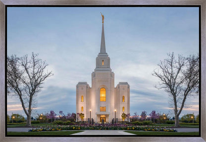 Brigham City Temple Early Spring Gallery Wrap