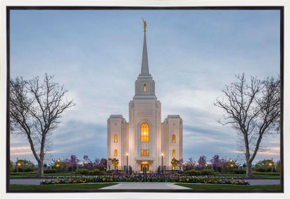 Brigham City Temple Early Spring Gallery Wrap