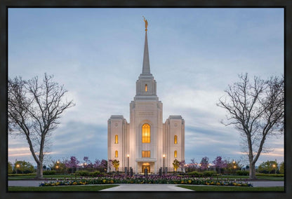 Brigham City Temple Early Spring Gallery Wrap
