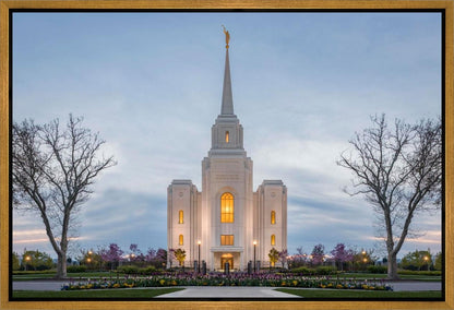 Brigham City Temple Early Spring Gallery Wrap