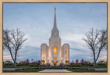 Brigham City Temple Early Spring Gallery Wrap