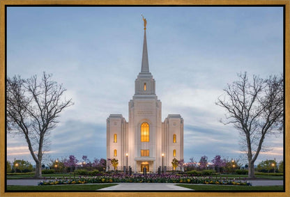 Brigham City Temple Early Spring Gallery Wrap