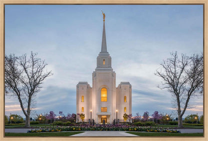 Brigham City Temple Early Spring Gallery Wrap