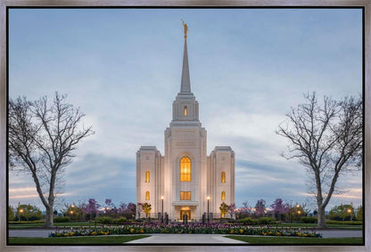 Brigham City Temple Early Spring Gallery Wrap