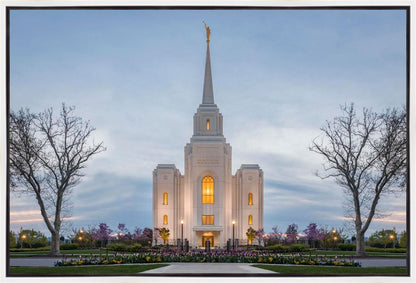 Brigham City Temple Early Spring Gallery Wrap